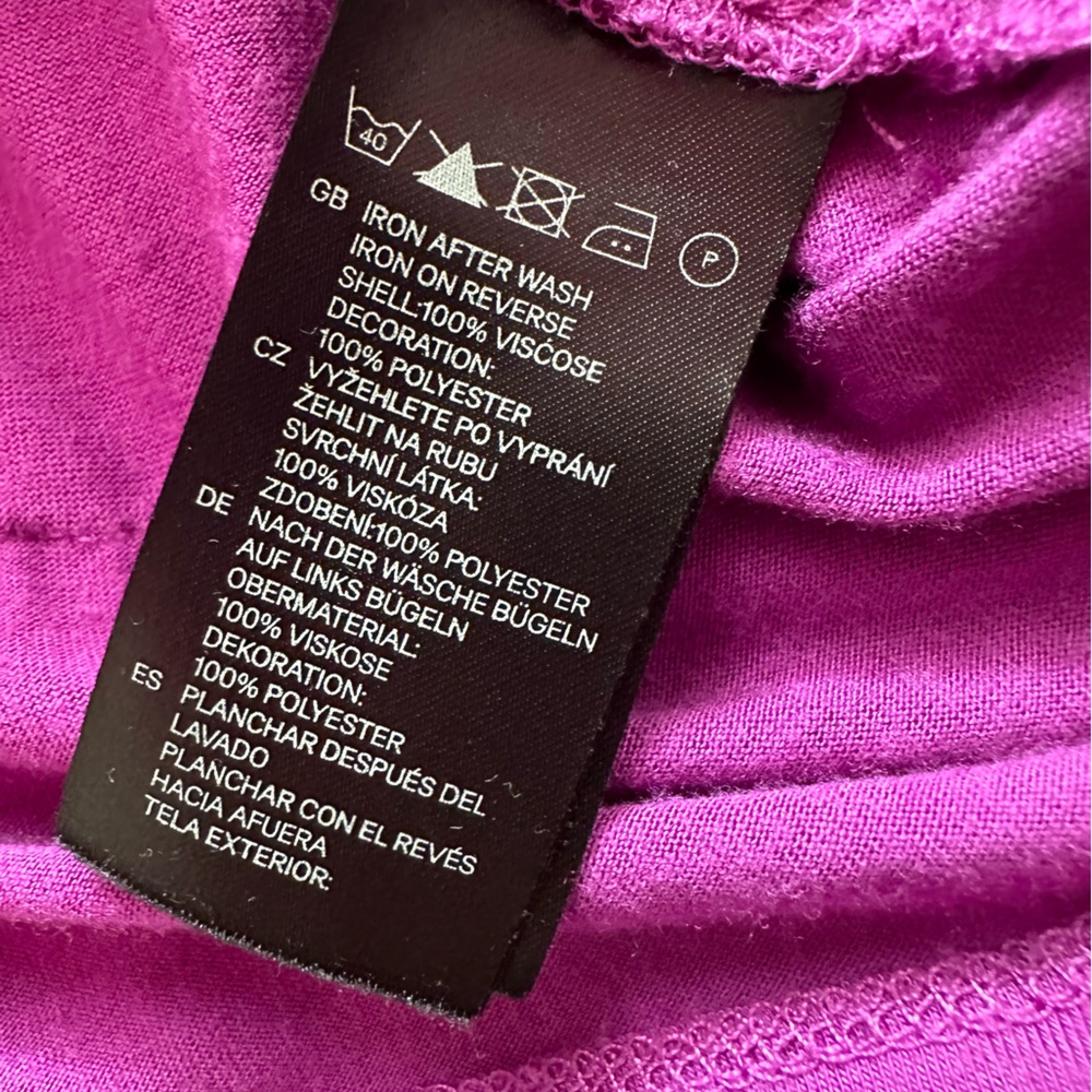 H&M Purple Ruffle Tank - Small - Picture 5 of 6